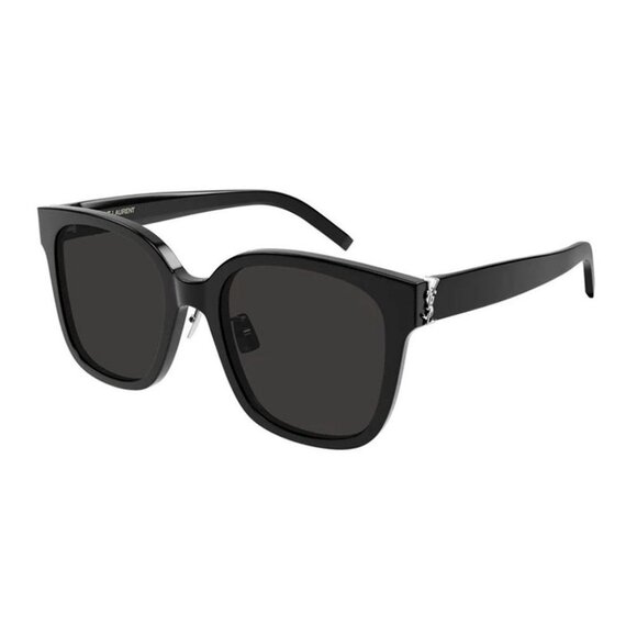 NEW SAINT LAURENT SUNGLASSES SL M105/F-B 001 WOMEN SQUARE BLACK SLM105/F-B 001 - Picture 1 of 3